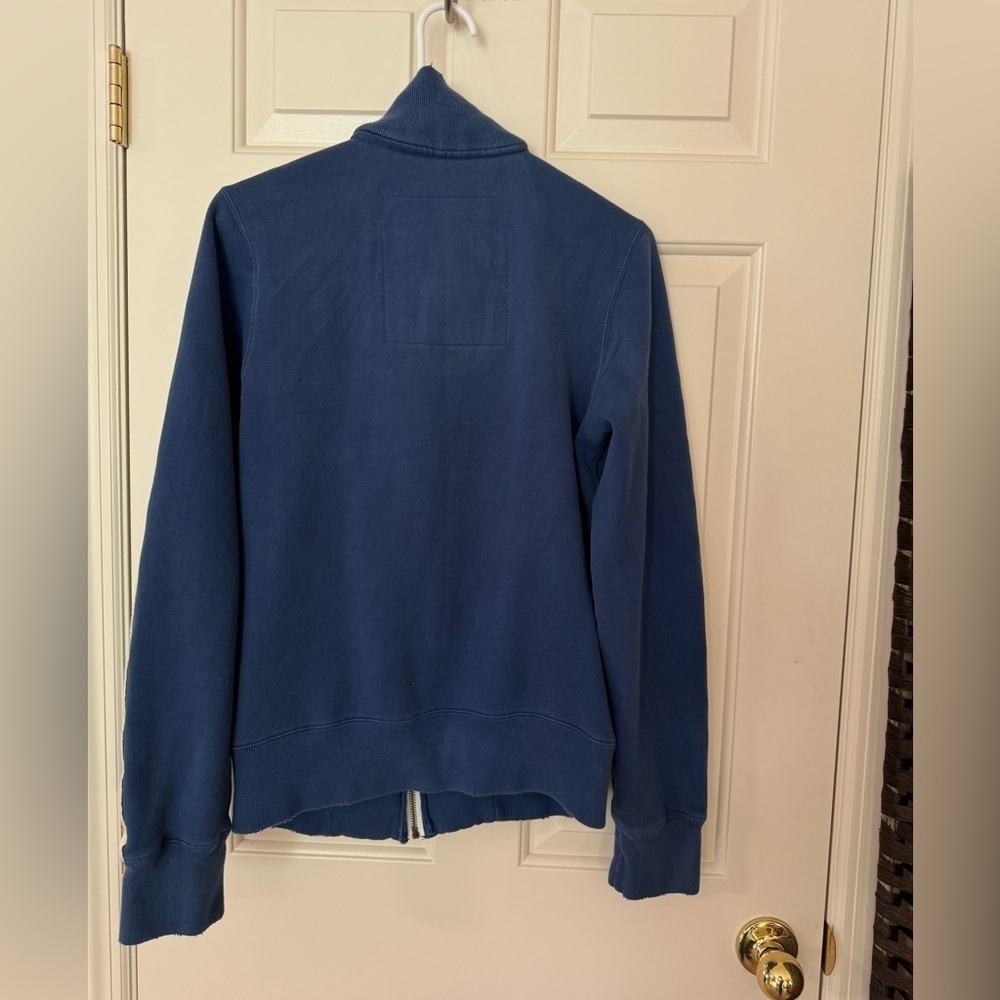 Hollister distressed Blue Hoodie, size Small - Picture 4 of 11